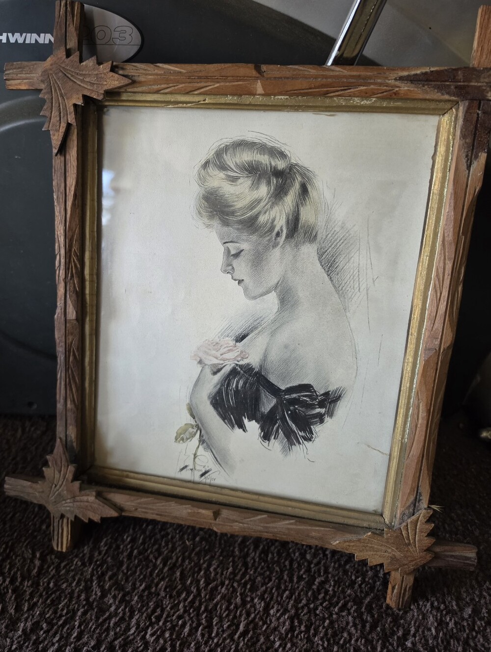 Harrison Fisher 1875-1934 Was a Artist and Used Pencil Strokes And Color Was.